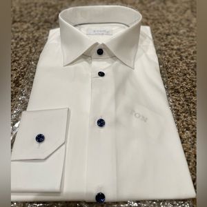 BRAND NEW W/TAGS- Eton contemporary fit dress shirt- size 17/43